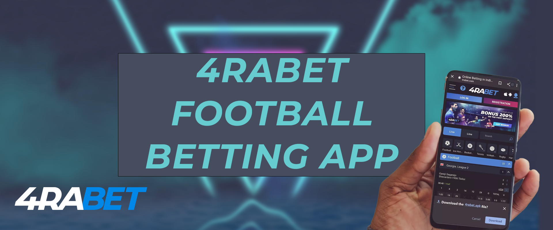 4rabet betting app.