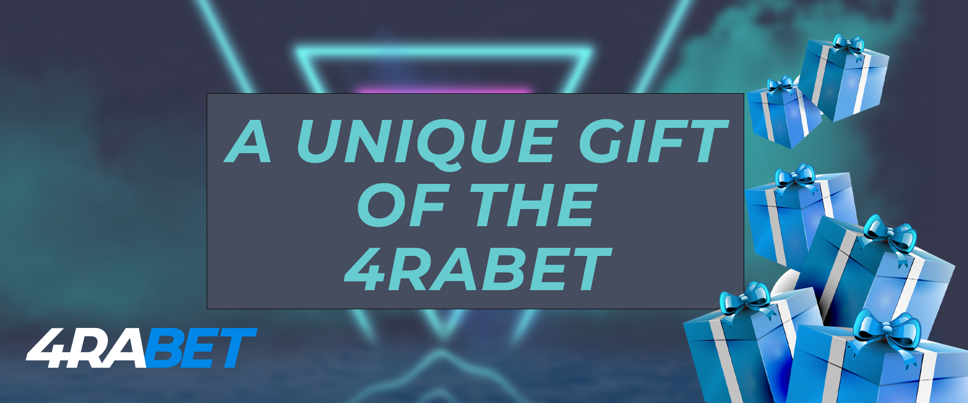 A unique bonus from the 4rabet.