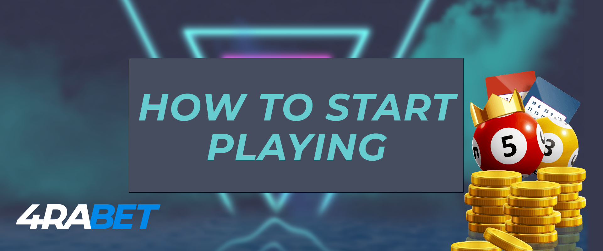 How to start playing on keno on the 4rabet.