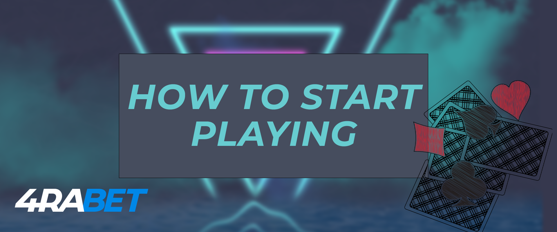 How to start playing on the 4rabet.