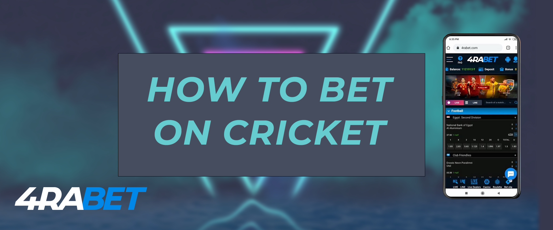 All information you should know before start betting on cricket on the 4rabet.