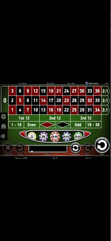 Roulette game on the 4rabet casino.